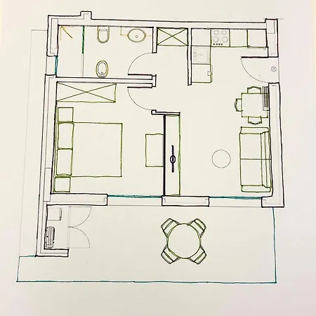 Apartment With Pool In *